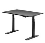 Ergonomic Desk with Black Top
