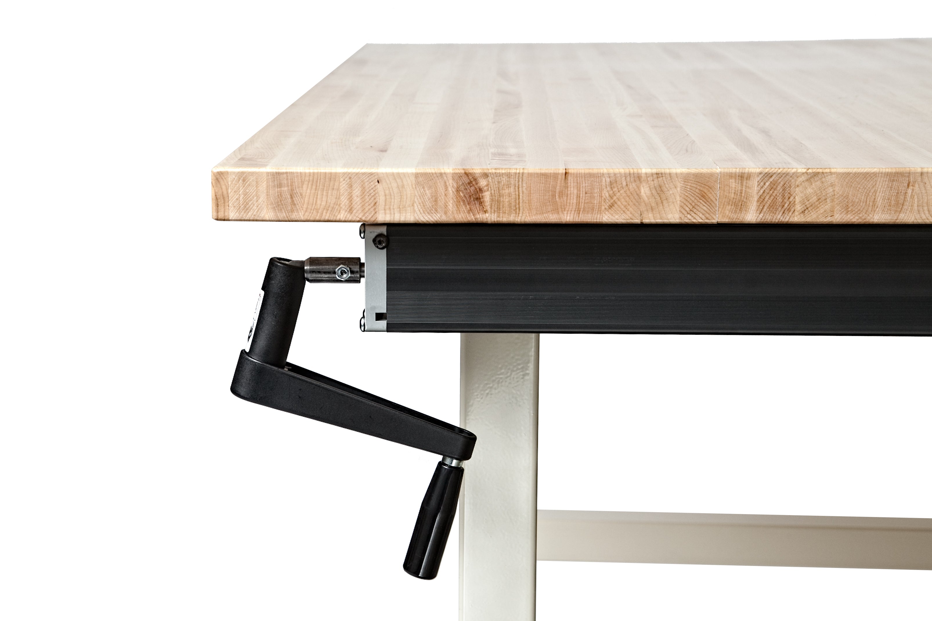 4 Leg Hand Crank Adjustable Height Work Table – Ergosource