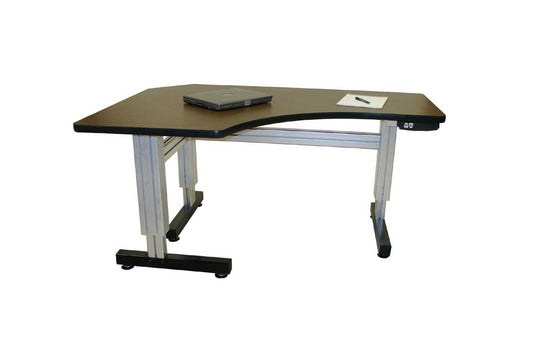 Offset Corner Electric Ergonomic Computer Desk