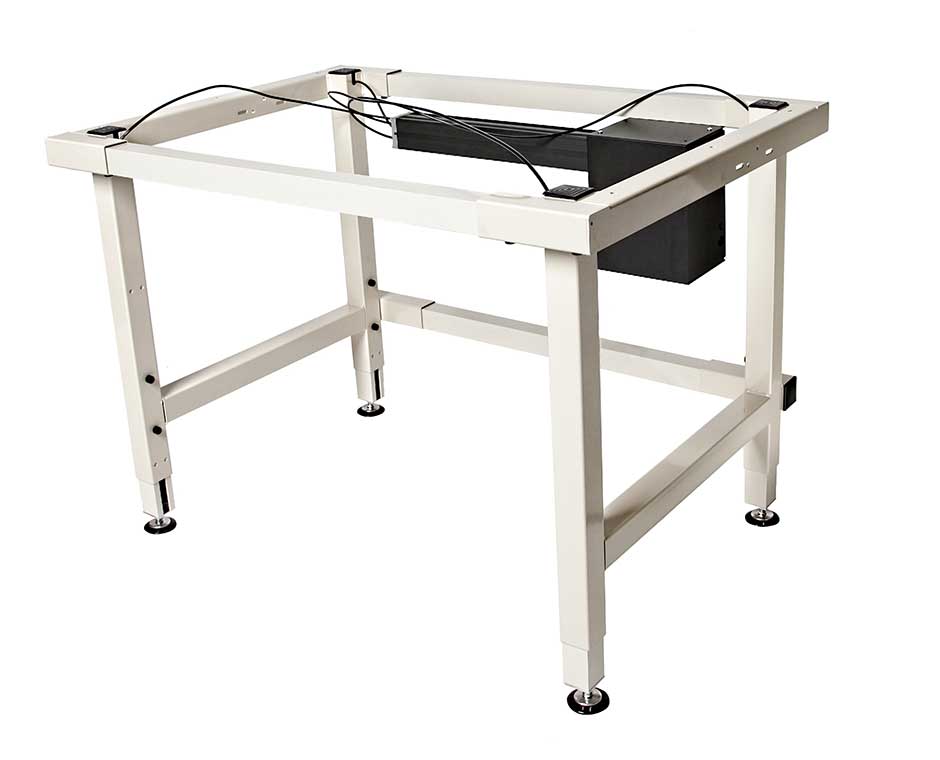 4 Leg Electric Adjustable Height Work Table - How Height Adjustable Table Works