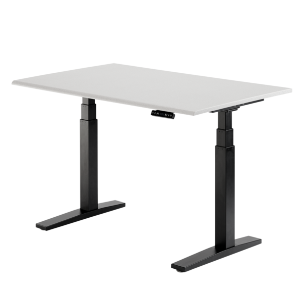 Ergonomic Desk With Grey Top