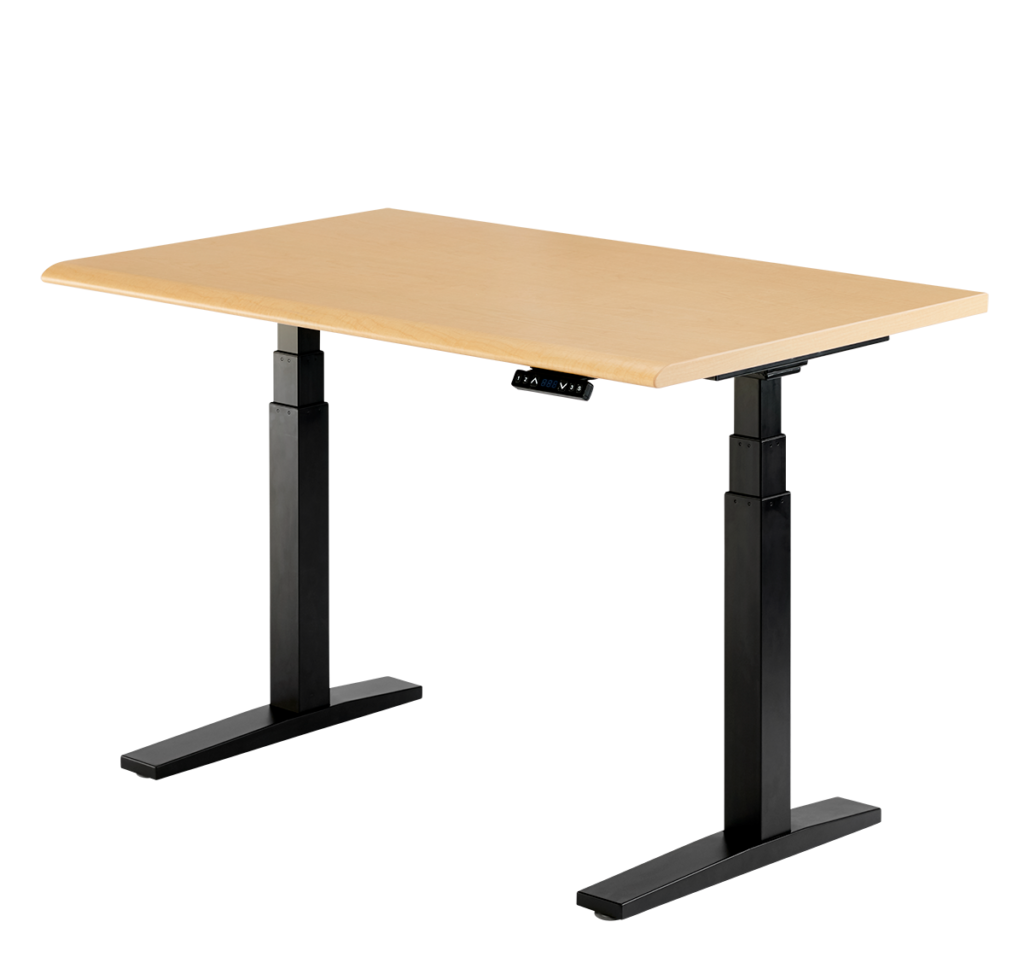 Ergonomic Desk with Maple Top