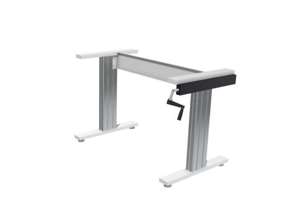 2-Leg T Hand Crank Adjustable Table